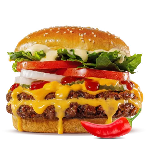 Острый Воппер Смоки Чеддер Двойной