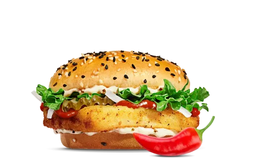 Острый Фиш Бургер