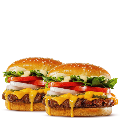 2 Воппер Смоки Чеддер со скидкой